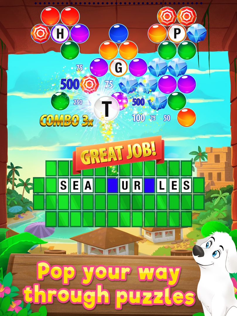 Wheel of Fortune PUZZLE POP screenshot game