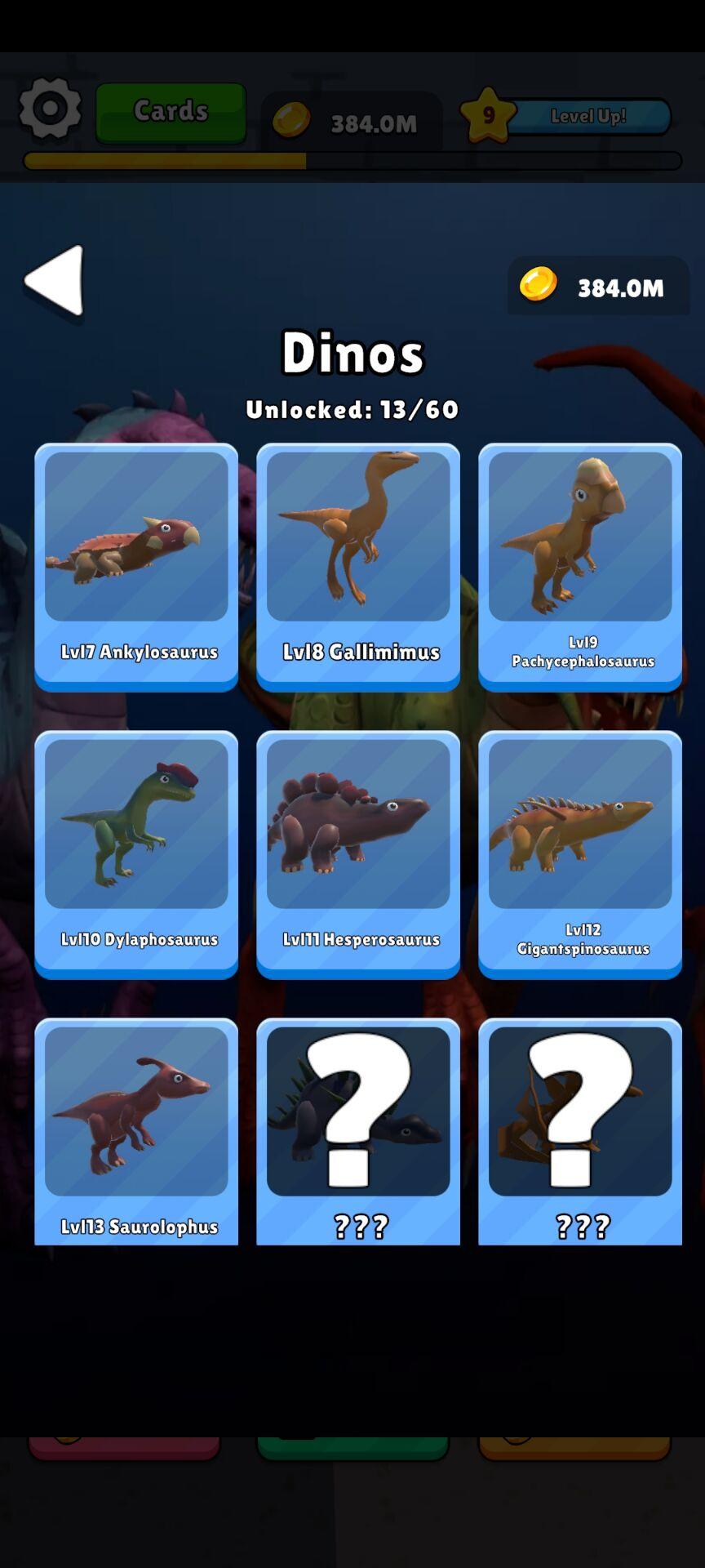 Dino Rampage Game Screenshot