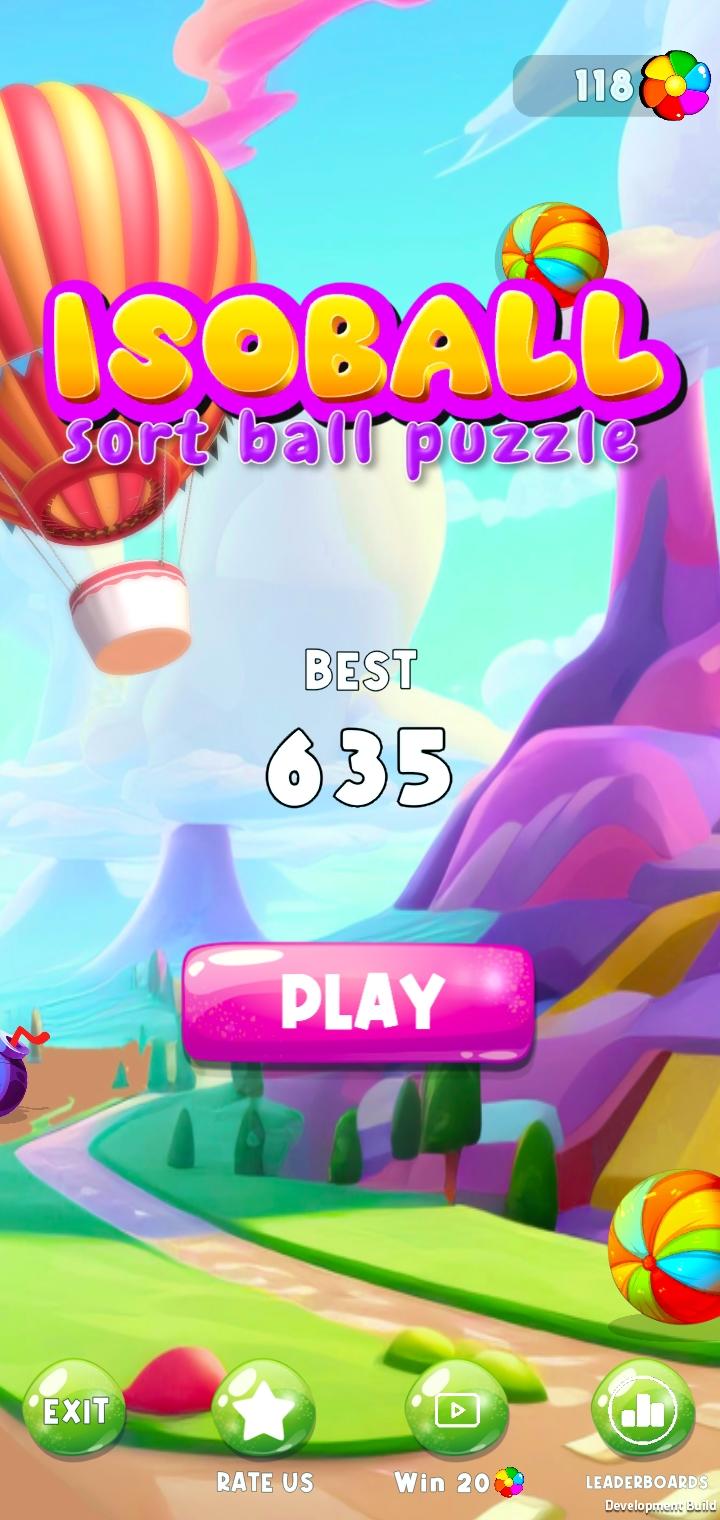 IQ Ball : Sort By Colour Game Screenshot