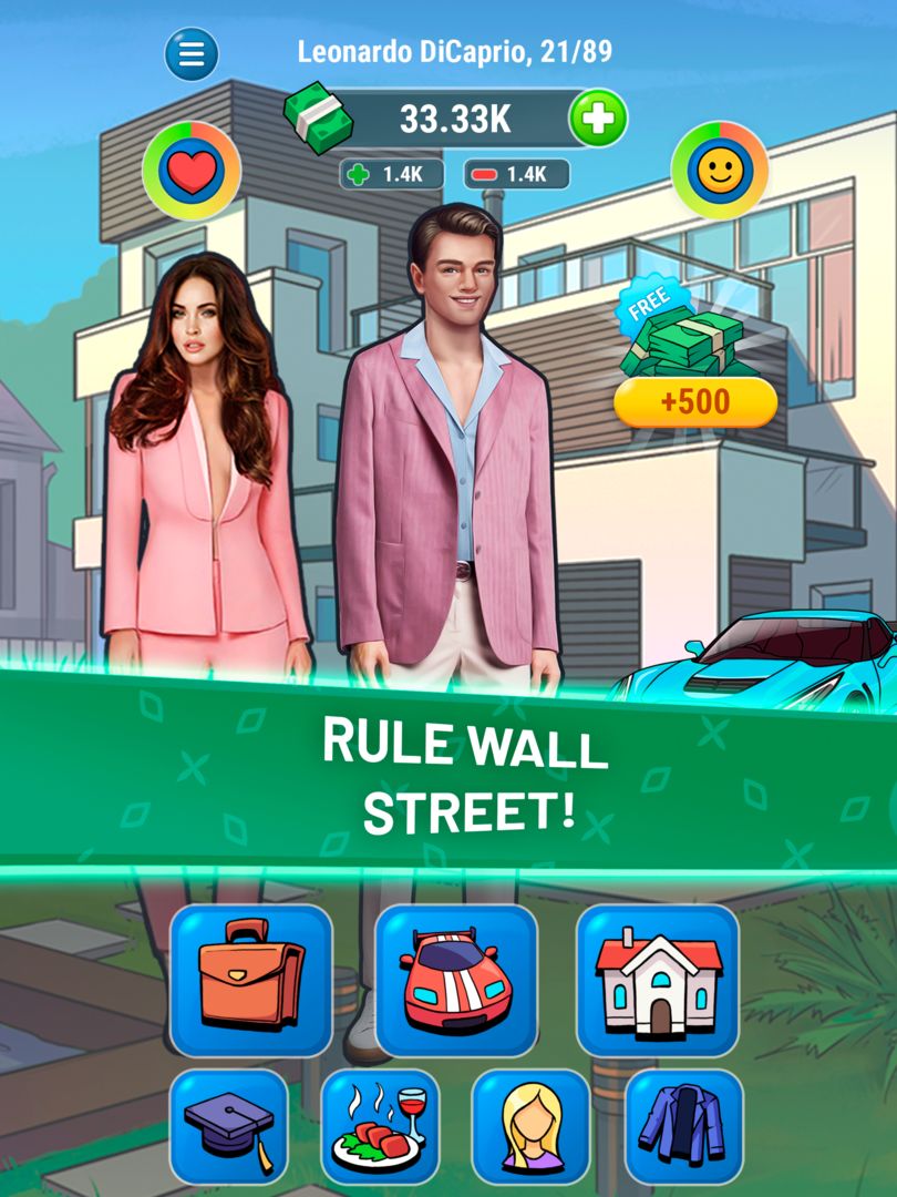 Wall Street Business Clicker: Money Simulator Game遊戲截圖