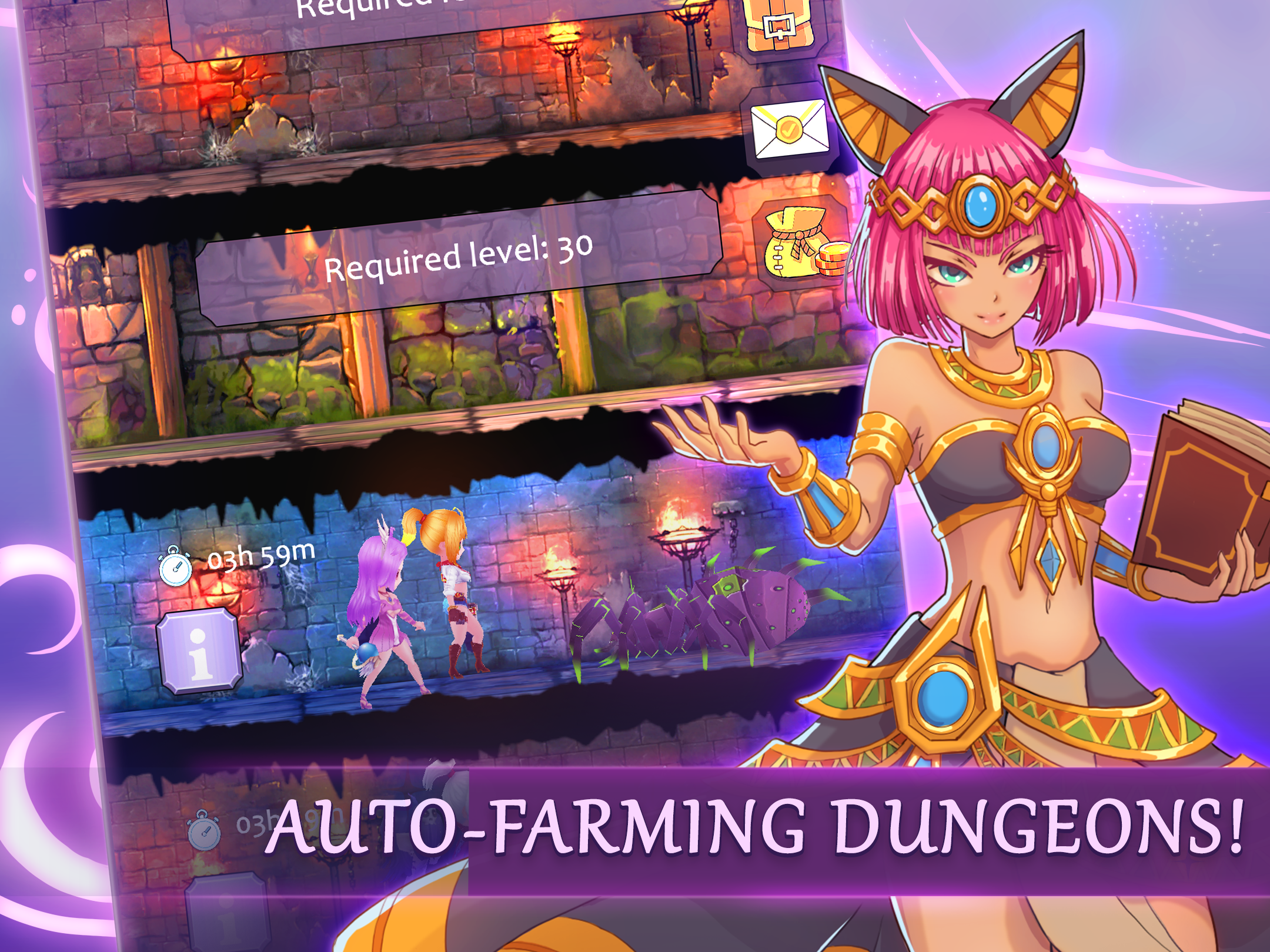 Waifu vs Kaiju Game Screenshot