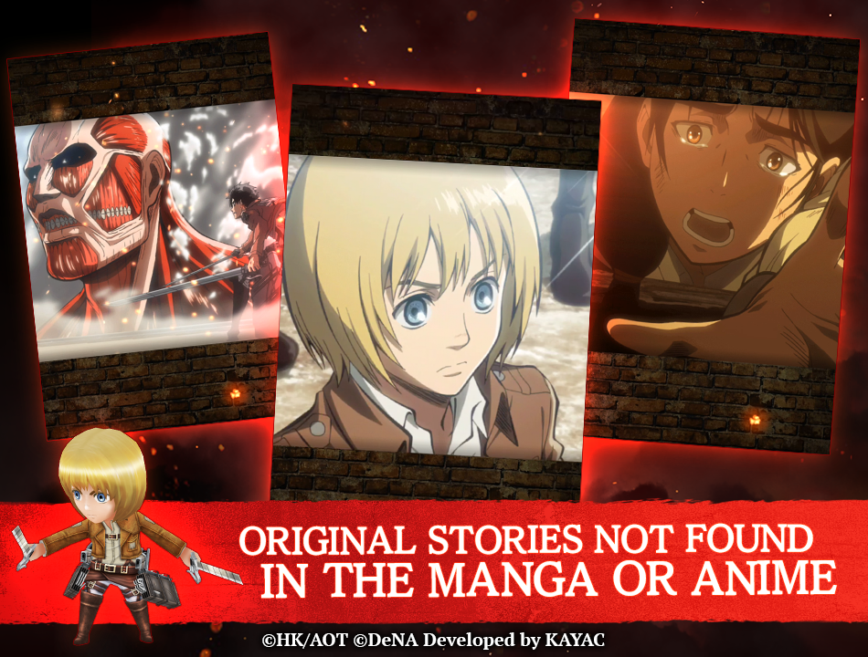 진격의 거인 TACTICS 게임 스크린샷