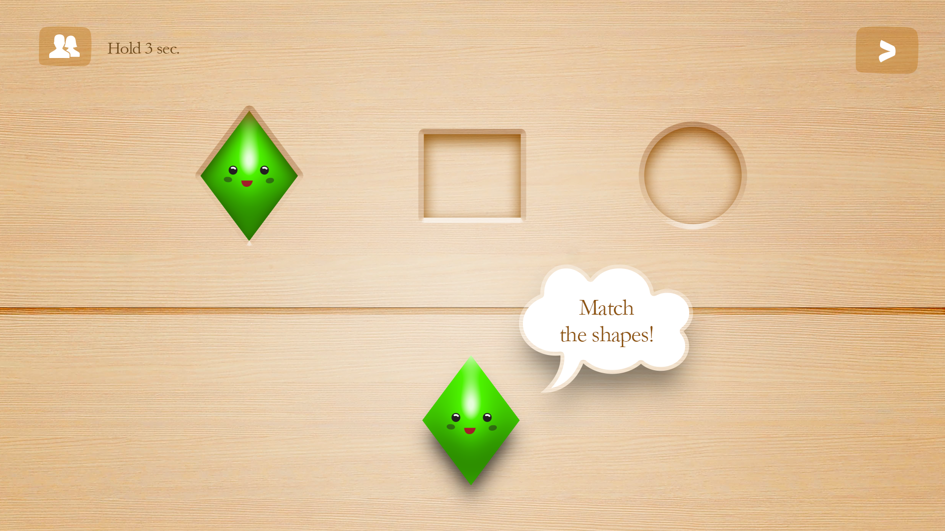 Learning Color Shapes for kids Game Screenshot