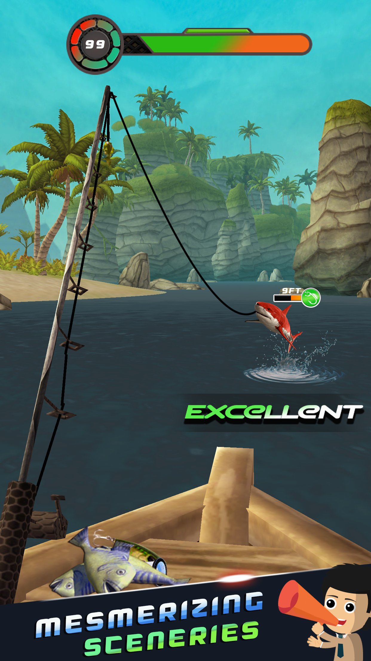 Shark Fishing Clash Monster 3D android iOS apk download for free-TapTap