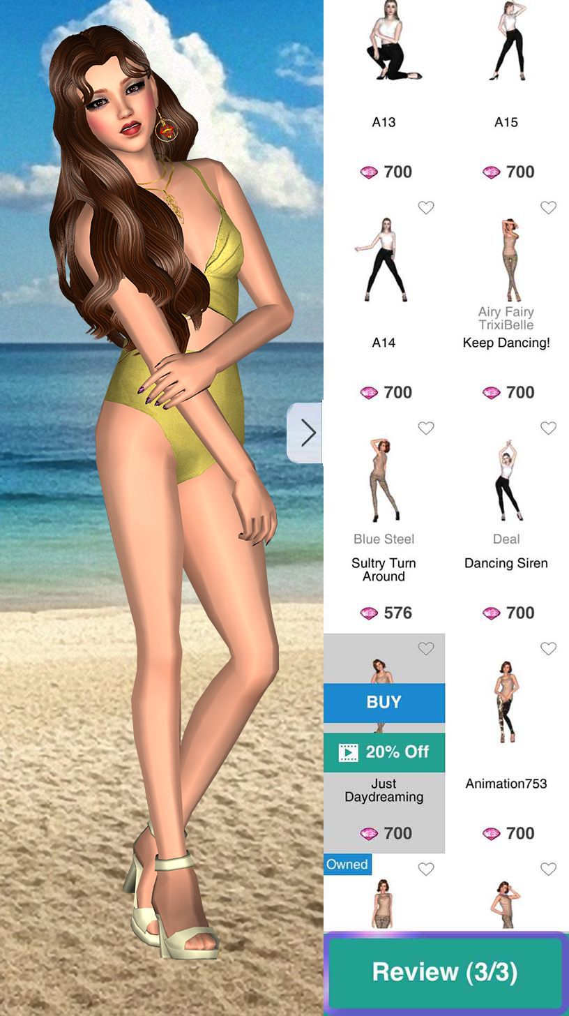 Beach Party Dress Up Makeover Game Screenshot