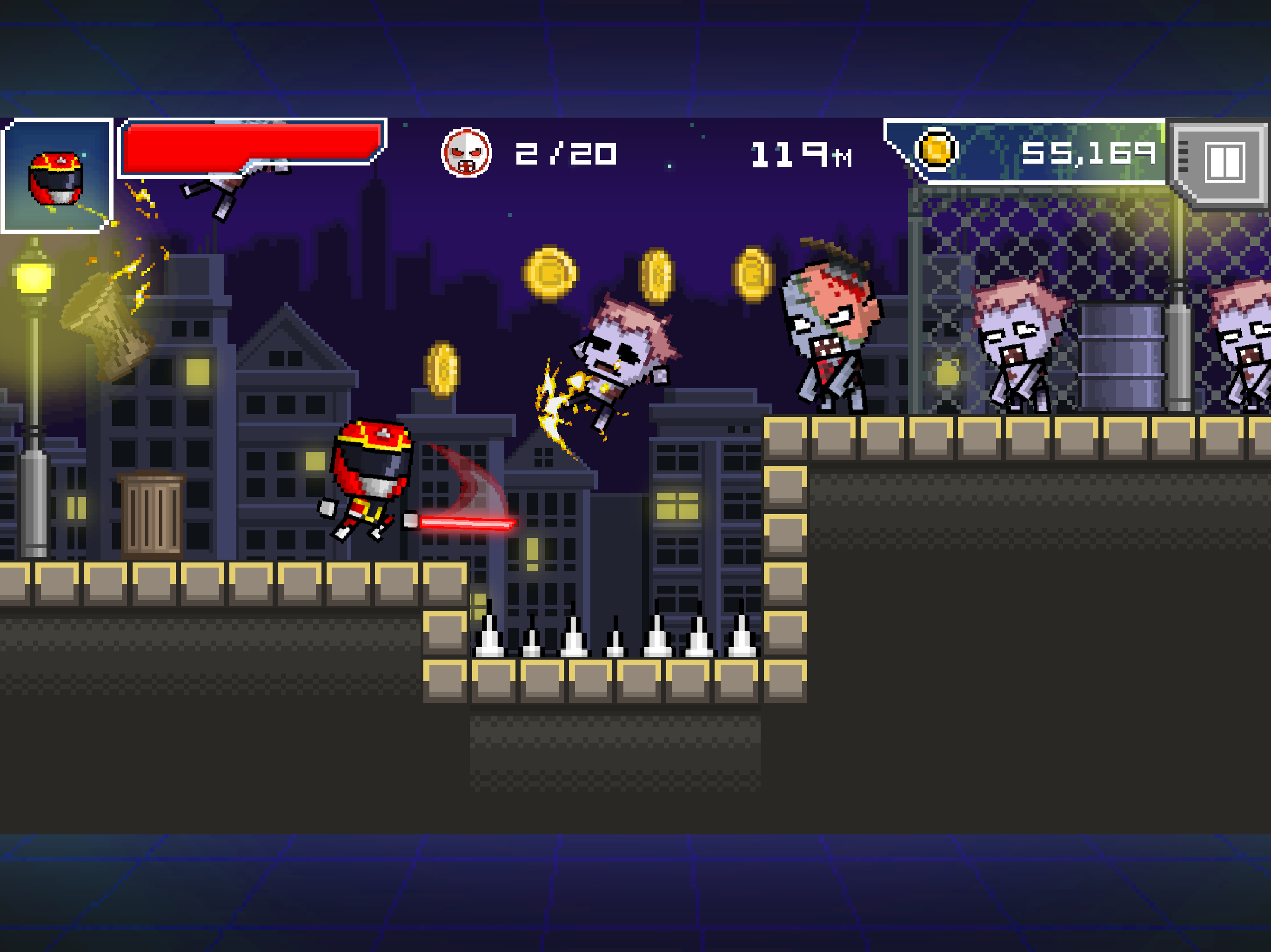 HERO-X: DASH! Game Screenshot