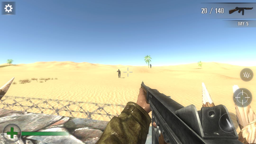 Screenshot of Desert 1943 - WWII shooter