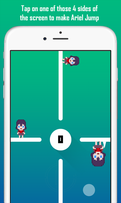 Jump Ariel Jump Game Screenshot