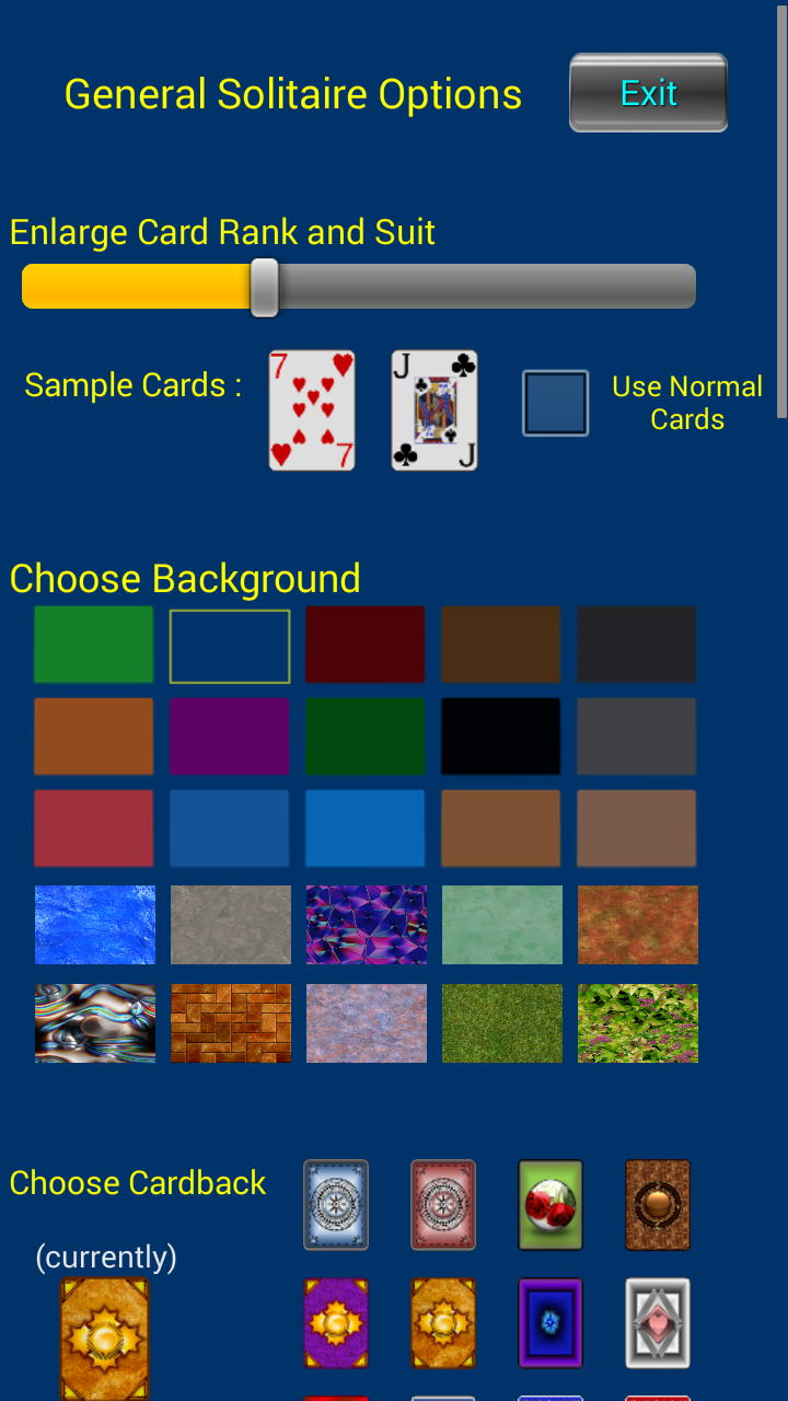 Stellar Solitaire Game Screenshot