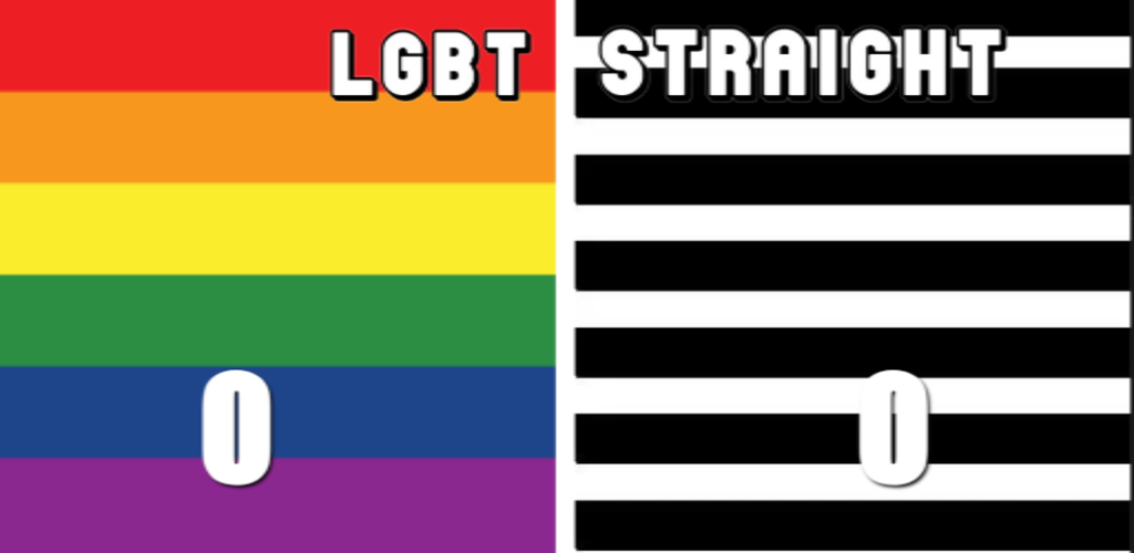 LGBT VS STRAIGHT (NO ICONS) Game Screenshot