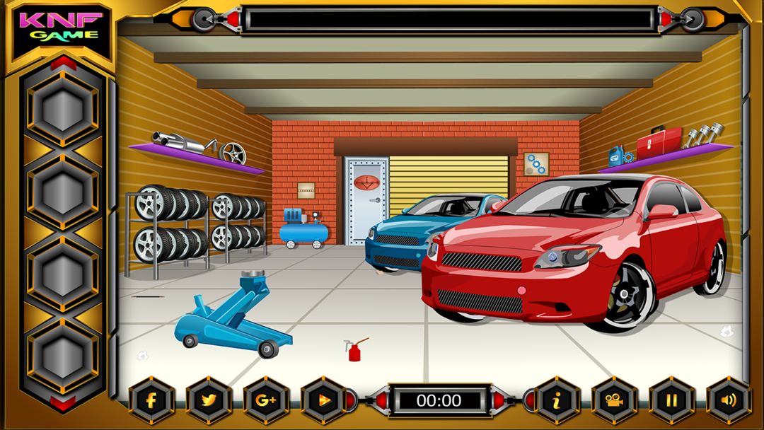 Escape Games - Car Workshop 게임 스크린 샷