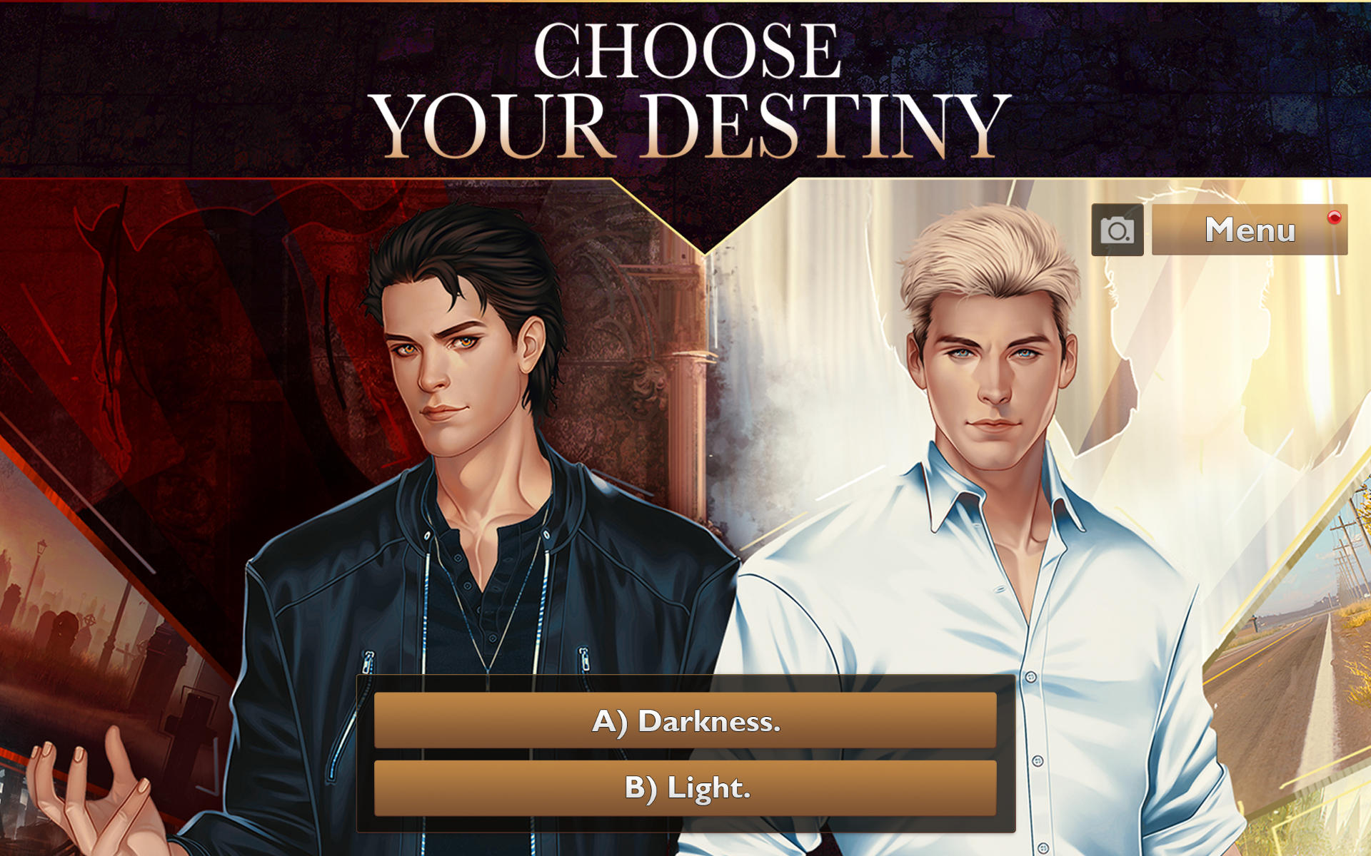 Is It Love? FallenRoad - story Game Screenshot