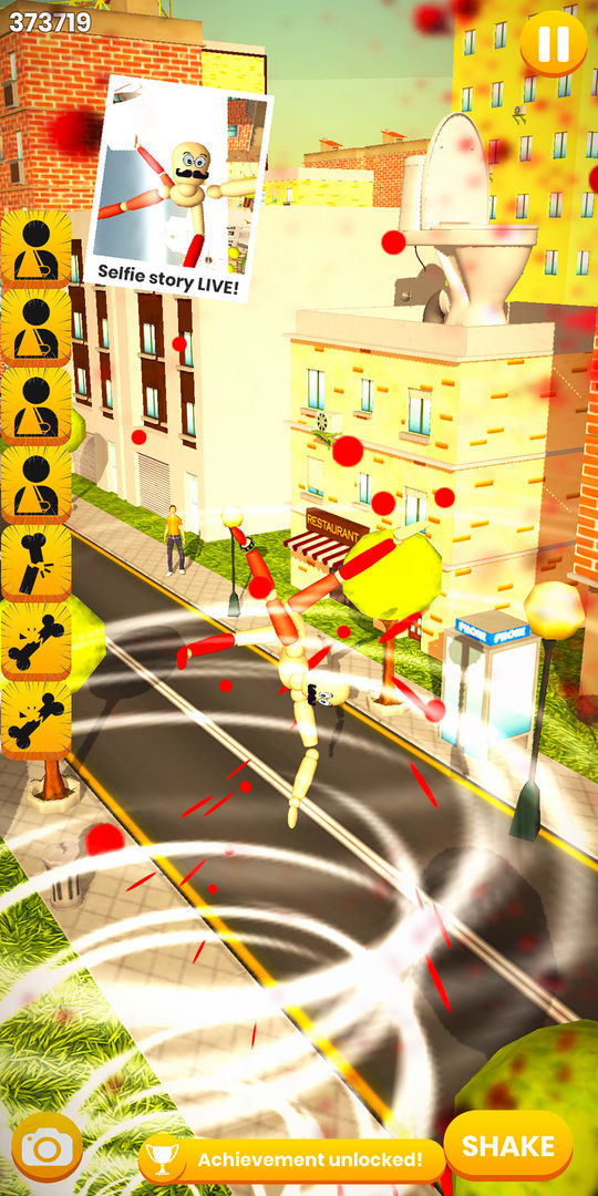 Ragdoll Smash 3D screenshot game