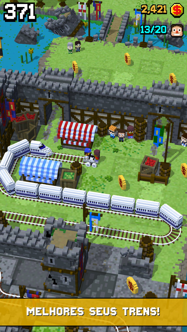 Captura de Tela do Jogo Tracky Train
