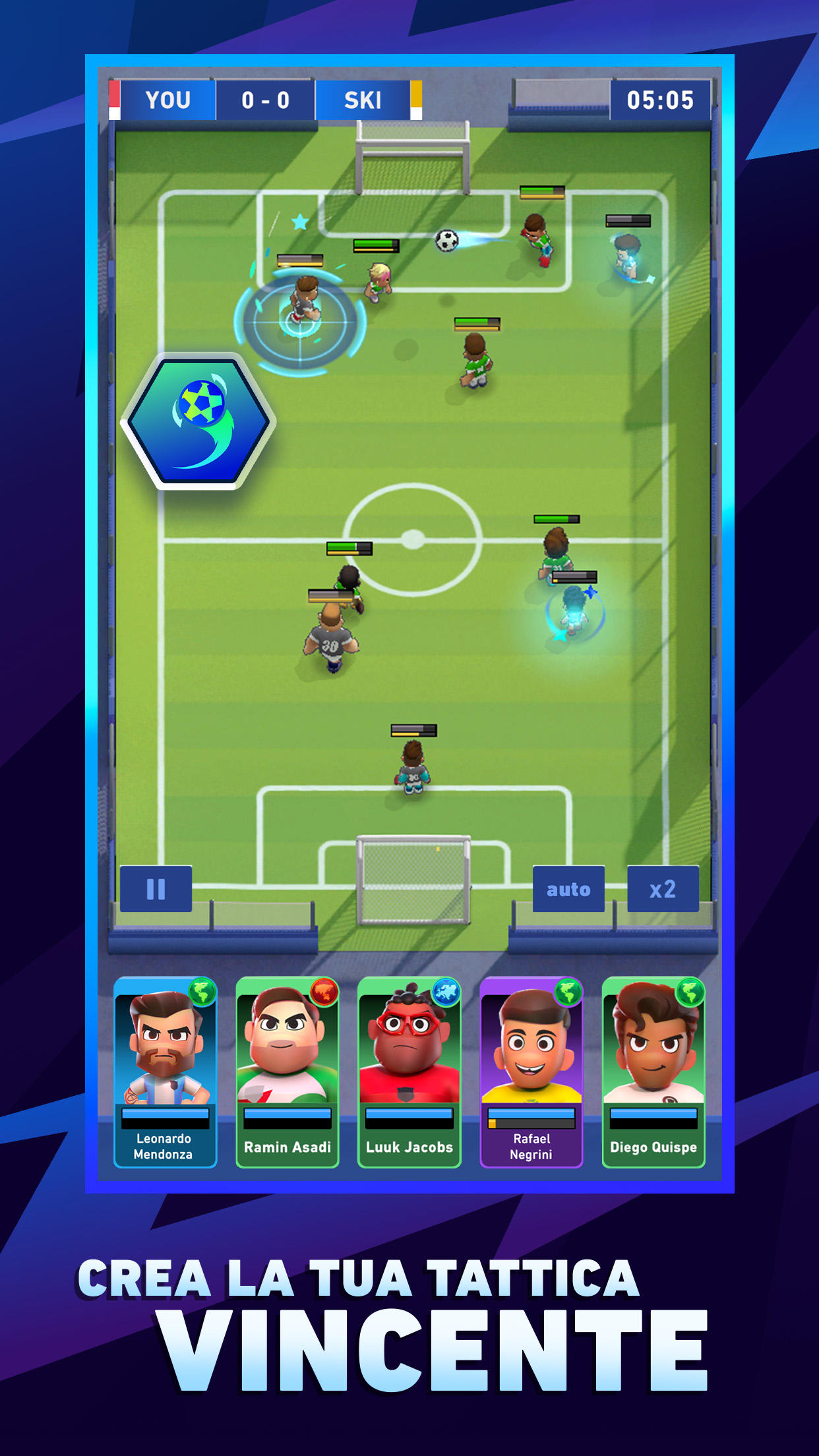 Screenshot 1 of AFK Football: Giochi di Calcio 1.9.1