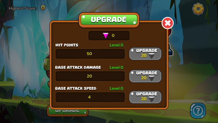 Monkey Survivor Game Game Screenshot