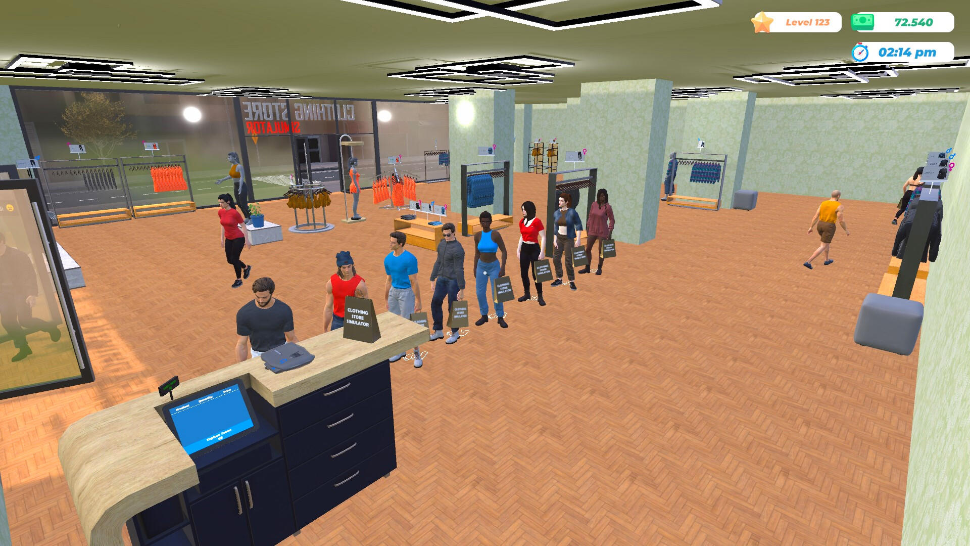 Screenshot 1 of Clothing Store Simulator 