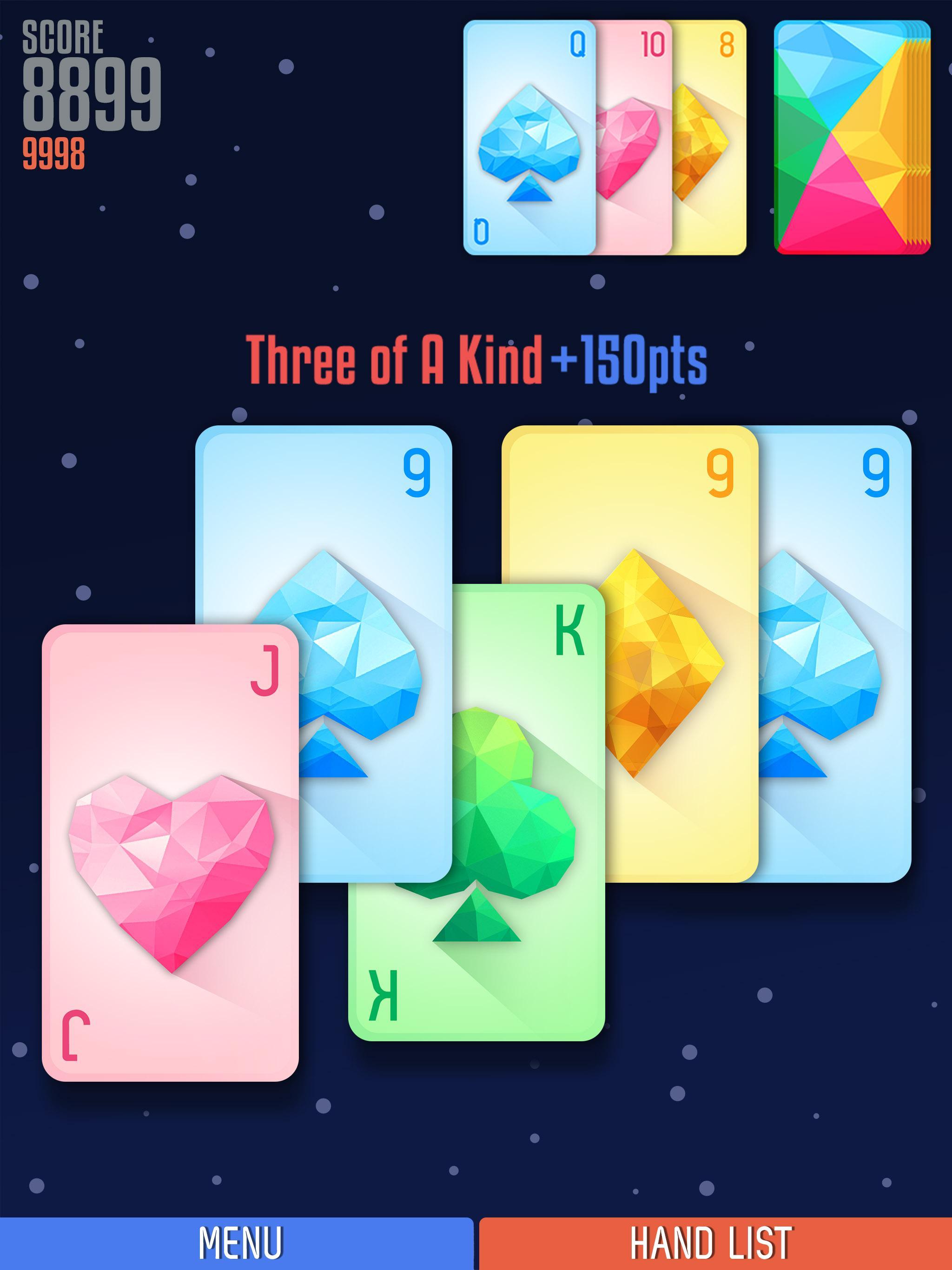 Politaire - Poker Solitaire Game Screenshot