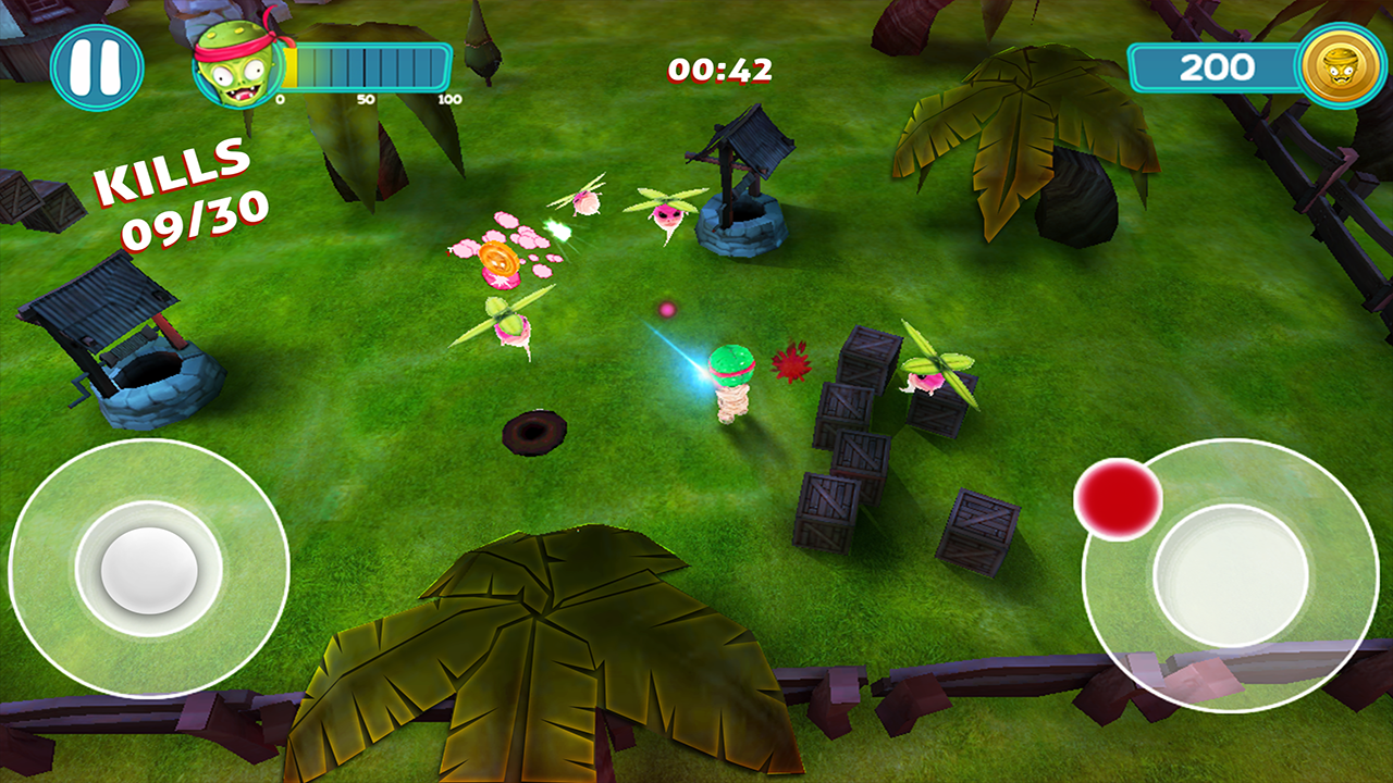 Zombie Little ゲームのスクリーンショット