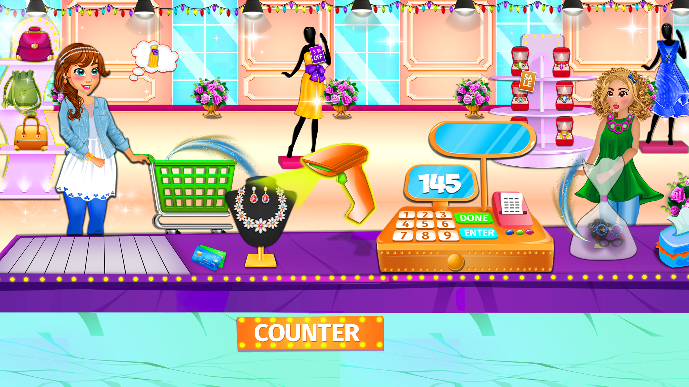 Supermarket Store Mall Games Game Screenshot