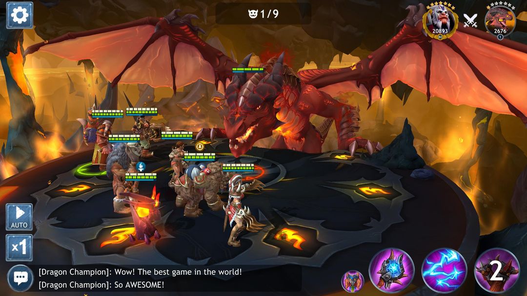 Dragon Champions: Call Of War screenshot game
