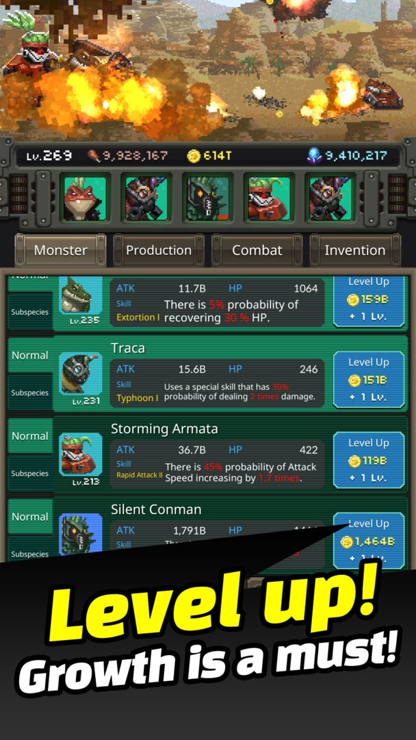 Idle Monster screenshot game