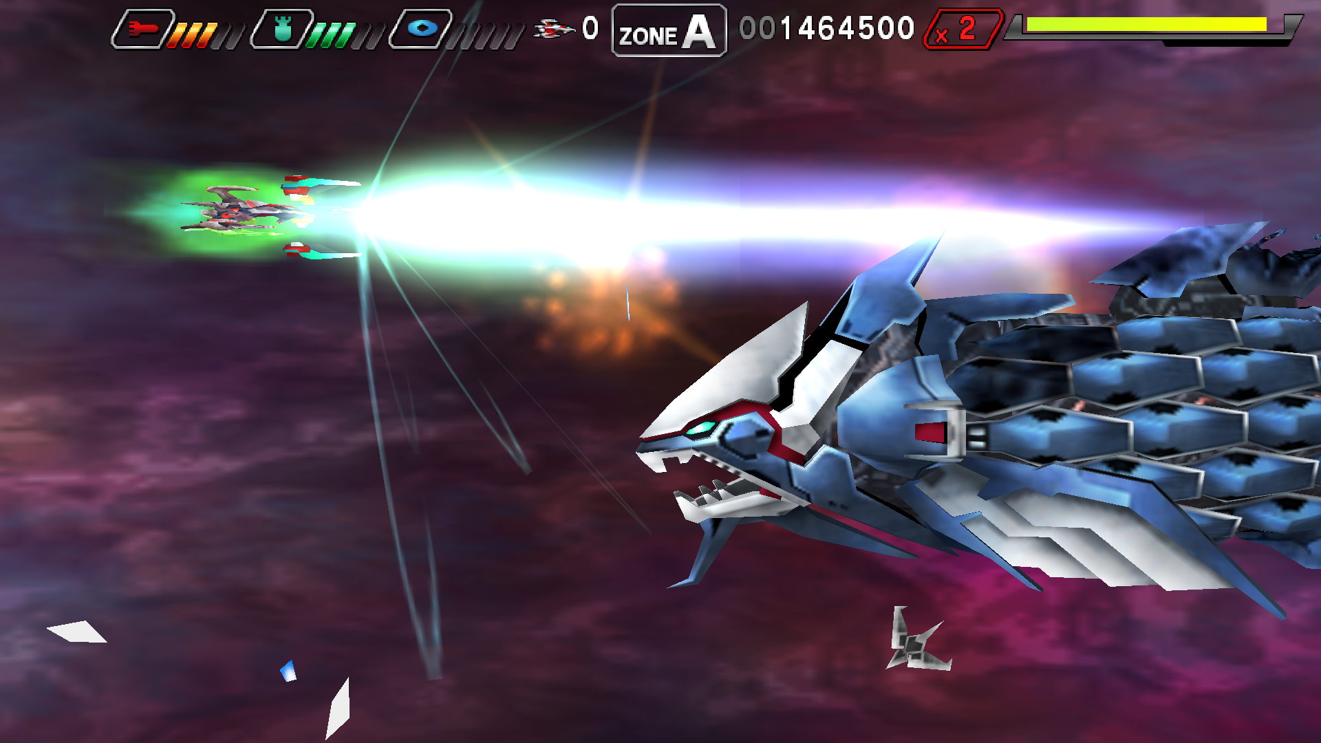 Dariusburst -SP- ภาพหน้าจอเกม