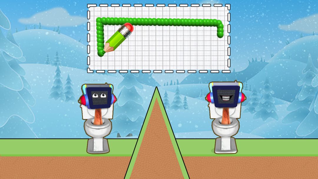 Screenshot of Draw To Smash : Toilet Puzzle