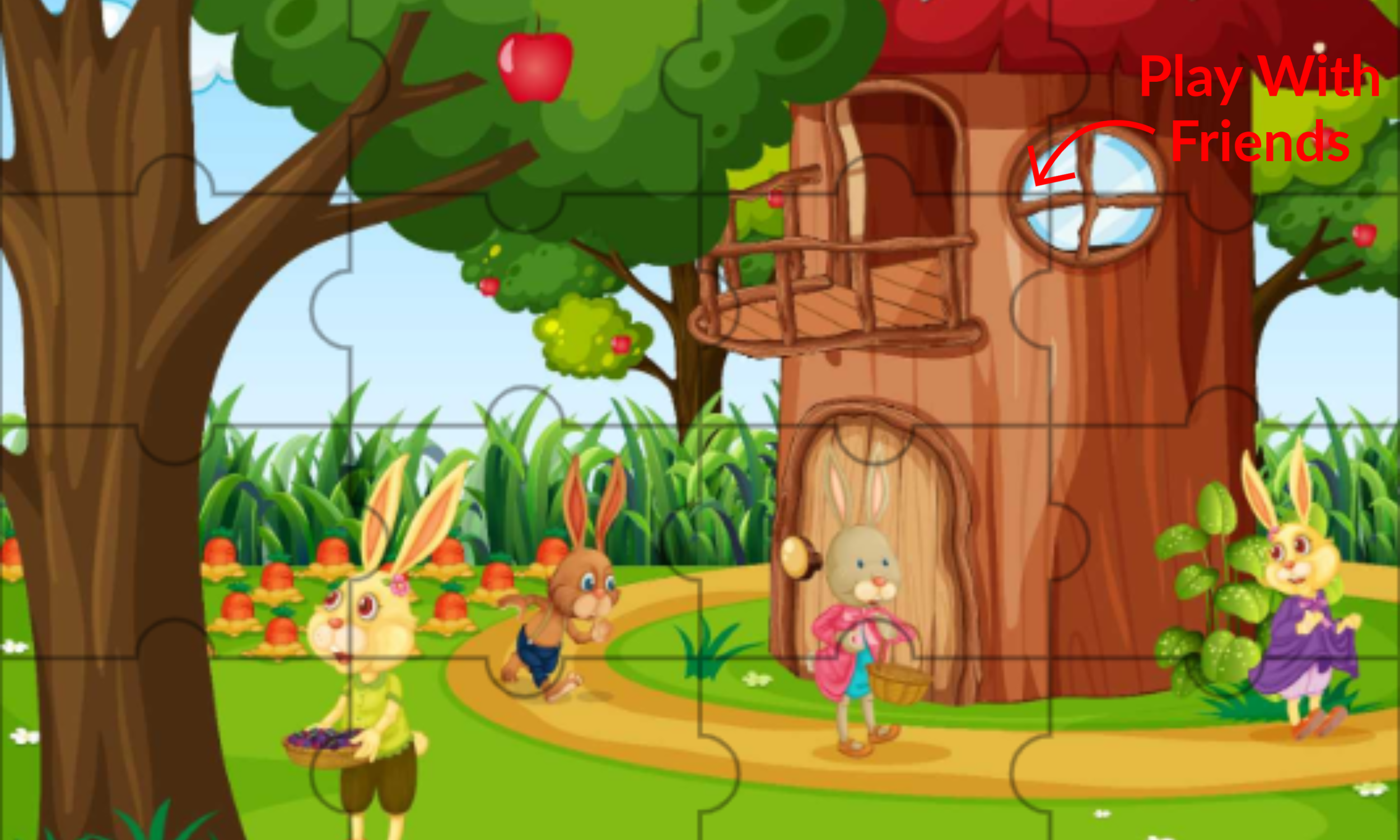 Screenshot of Easter Bunny Games Puzzles