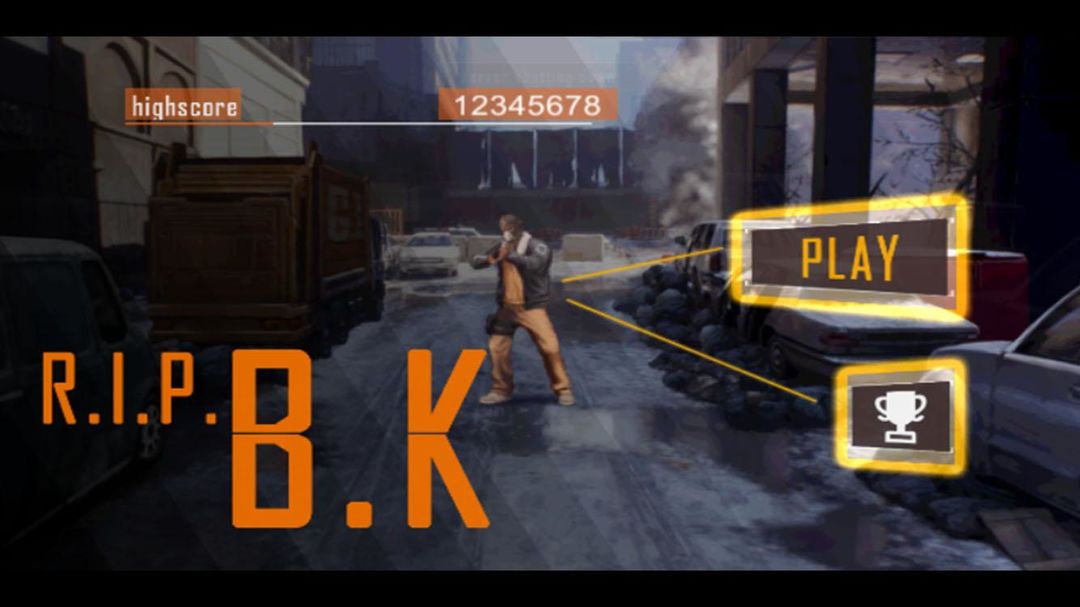 R.I.P. B.K screenshot game