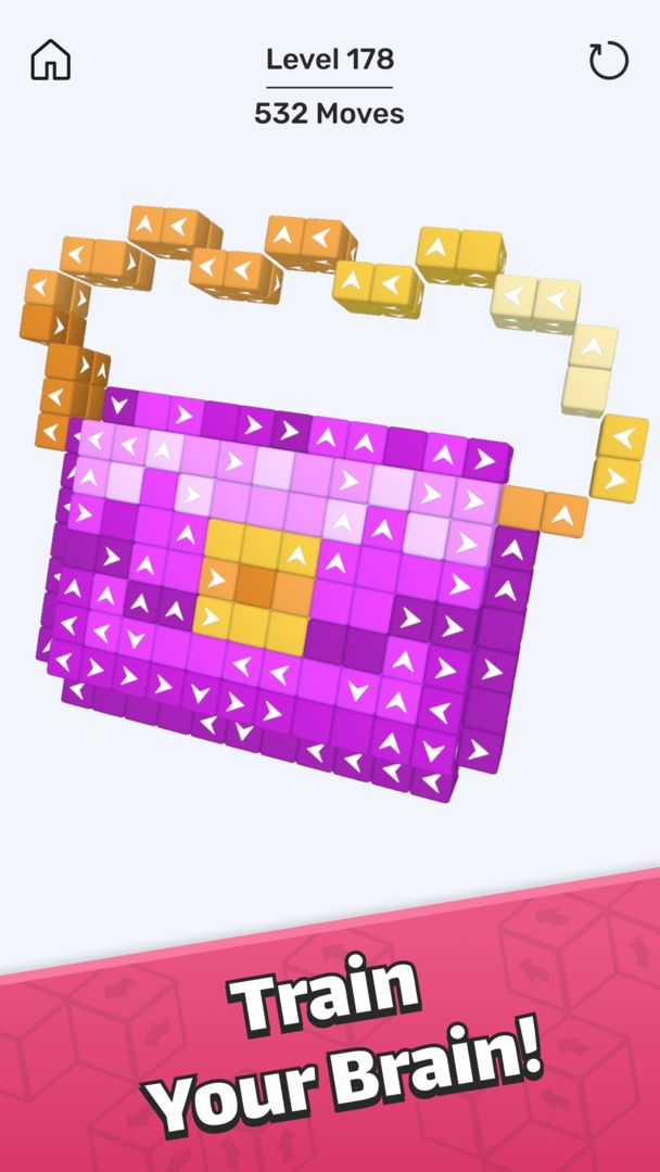 Screenshot of Tap away 3D - Puzzle game