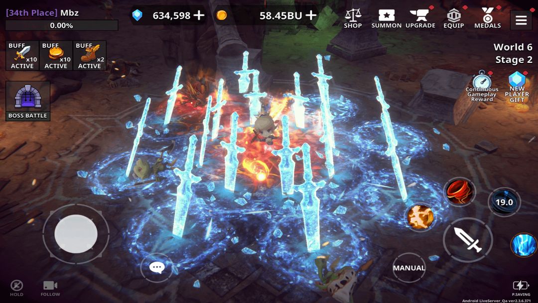 Dungeon Knight screenshot game