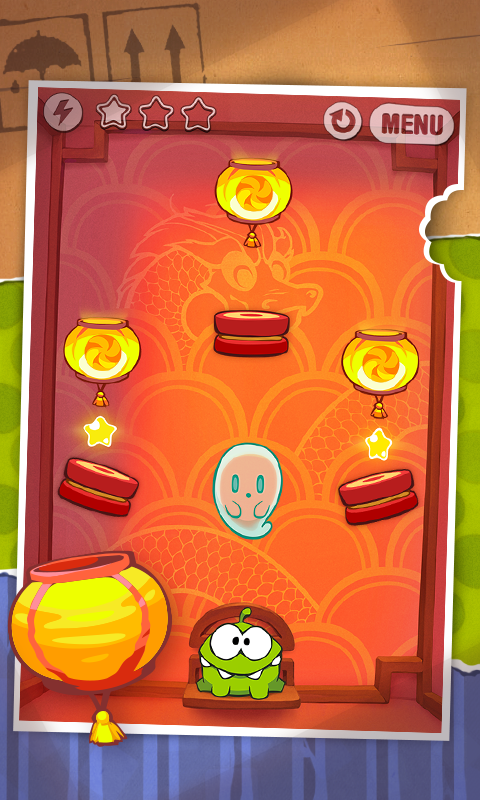 Cut the Rope GOLD ゲームのスクリーンショット