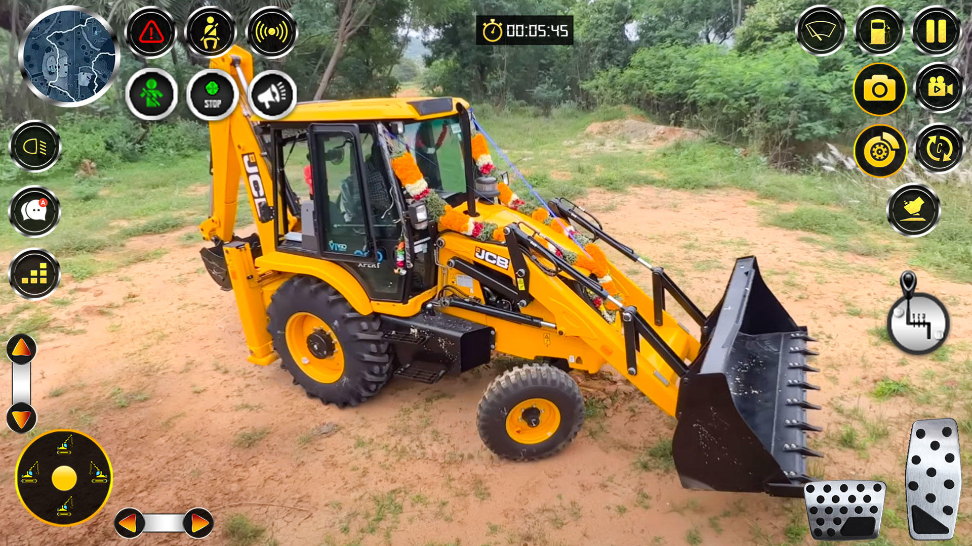 Real JCB Game - Snow Game 3D Game Screenshot
