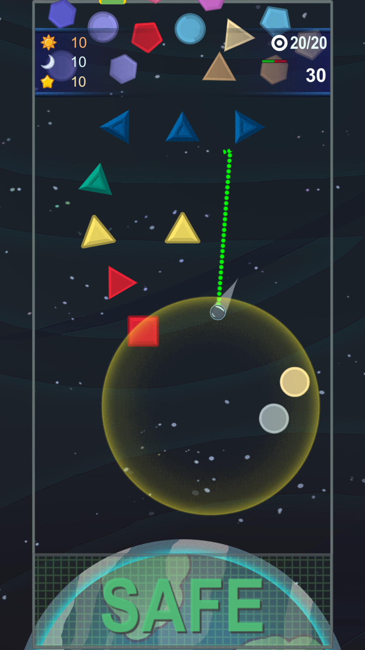 弹珠救地球 Game Screenshot