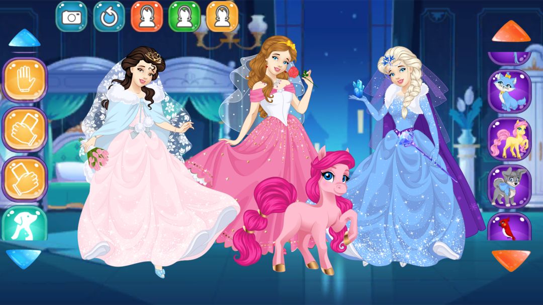 dress up mix princess Princess Magic Magnetic Dress Up