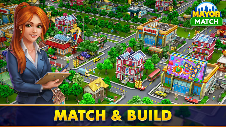 Screenshot 1 of Mayor Match building & match-3 1.1.107