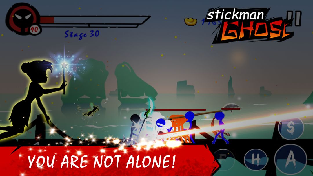 Screenshot of Stickman Ghost: Ninja Warrior