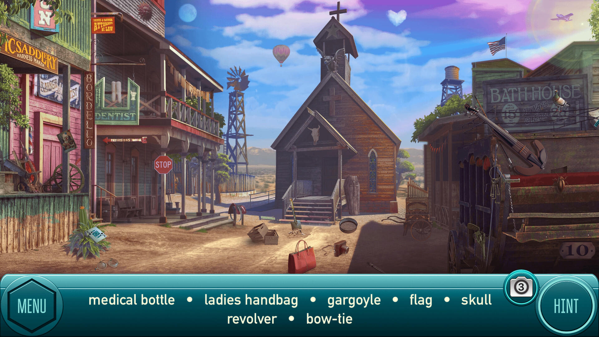 Screenshot 1 of Cyber ​​West- Hidden Object Games - အနောက်တိုင်း 
