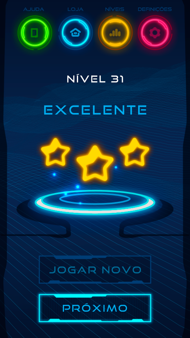 Captura de Tela do Jogo Magnetic balls 2: Neón