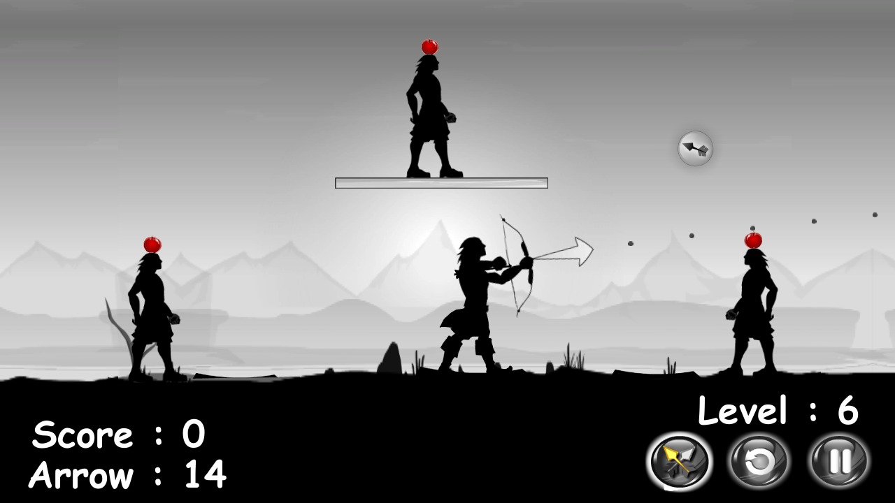 DarkMan 2 Apple Shooter Game Screenshot