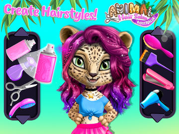 Cuplikan Layar Game Animal Hair Salon Australia