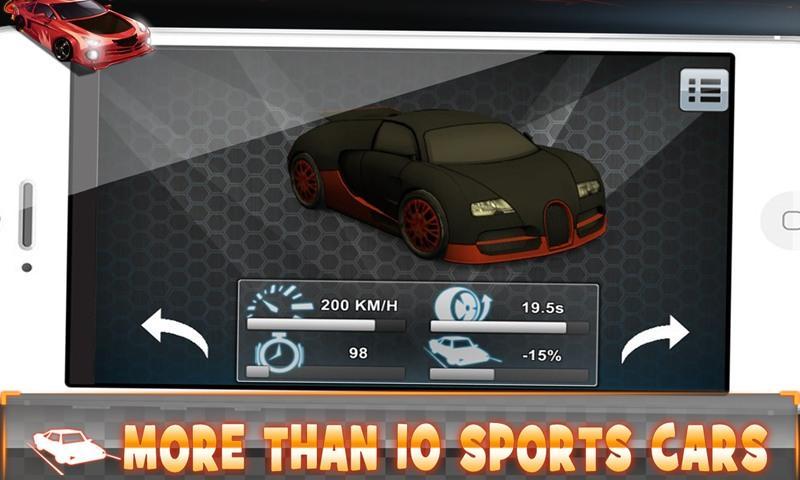 Screenshot of Finger Racer