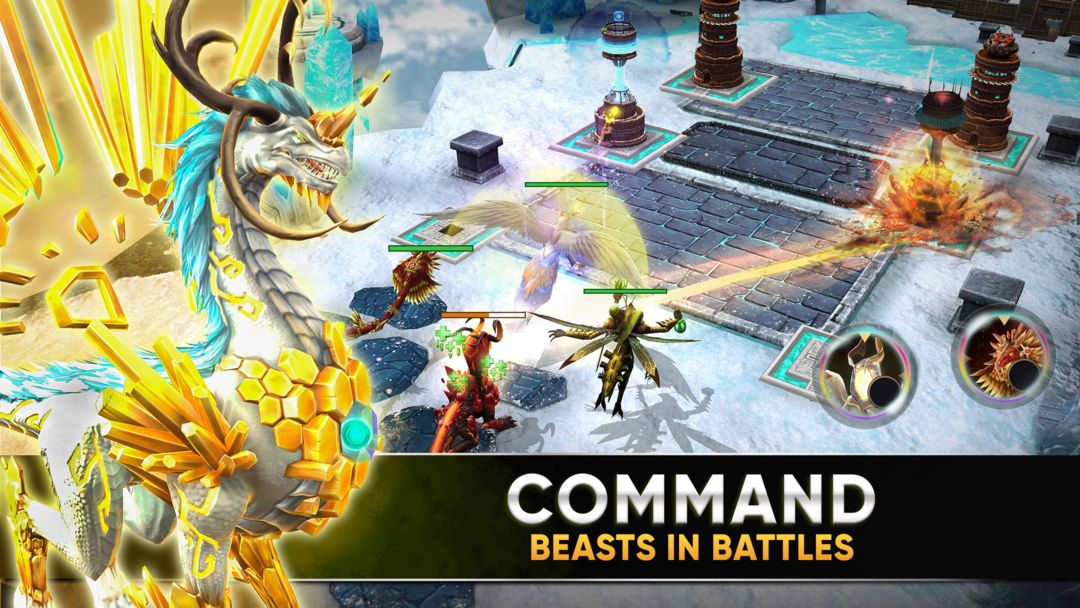 Clash of Beasts: Tower Defense ภาพหน้าจอเกม