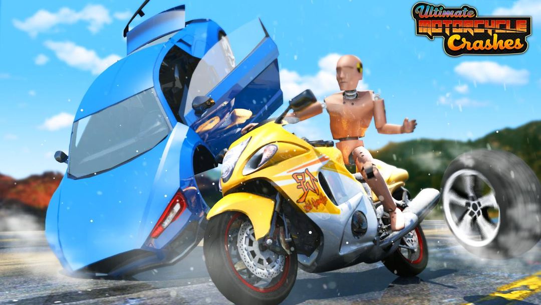 Ultimate Motorcycle Crashes - Extreme Moto Highway 게임 스크린 샷