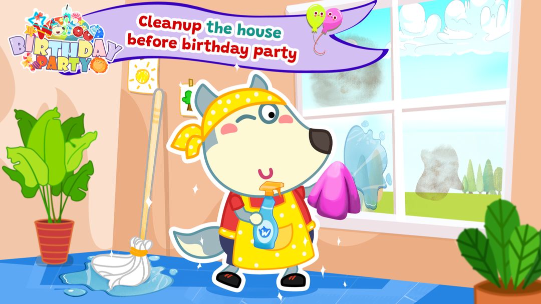Screenshot of Wolfoo Birthday Party Planning