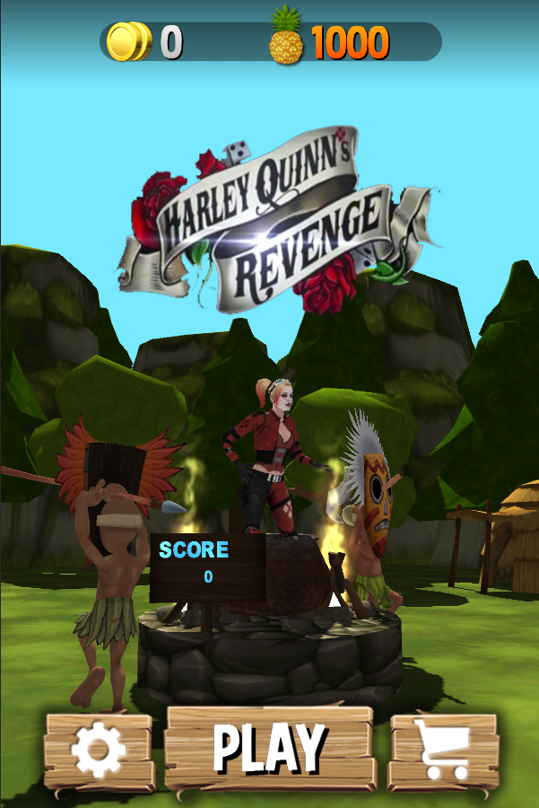 Screenshot 1 of Giochi di corsa al tempio di Harley Quinn 1.2