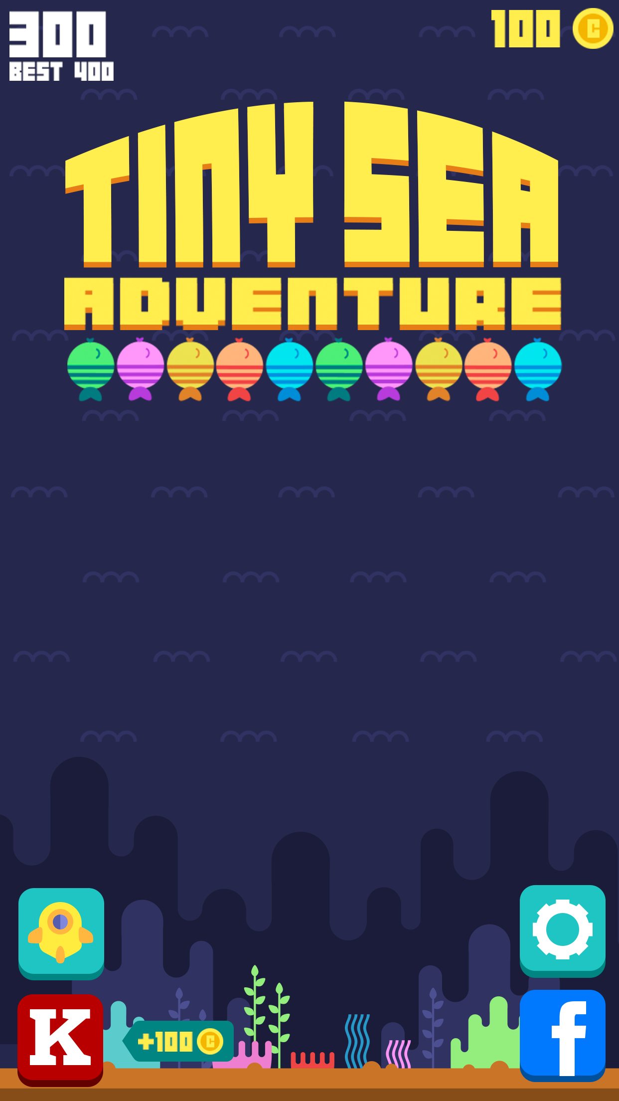 Tiny Sea Adventure Game Screenshot