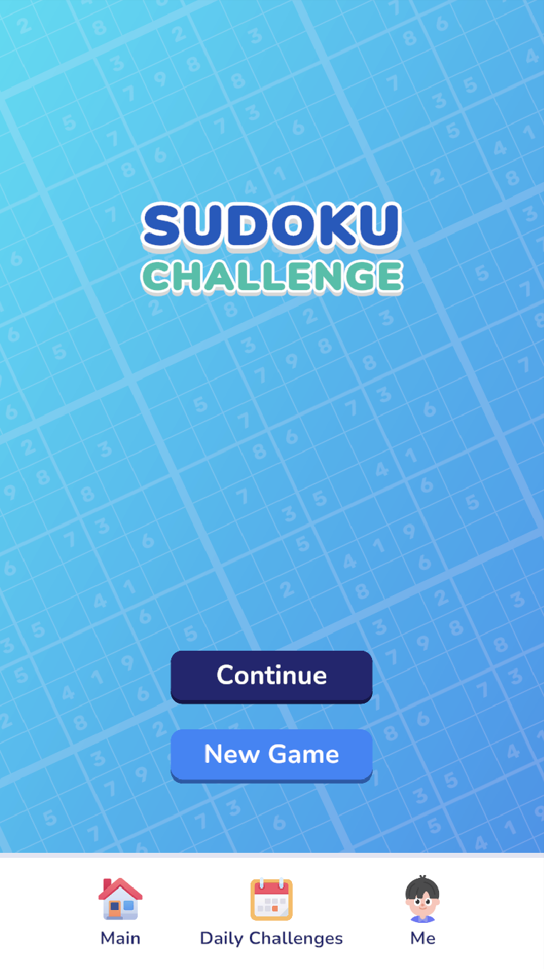 Cuplikan Layar Game Sudoku Challenge