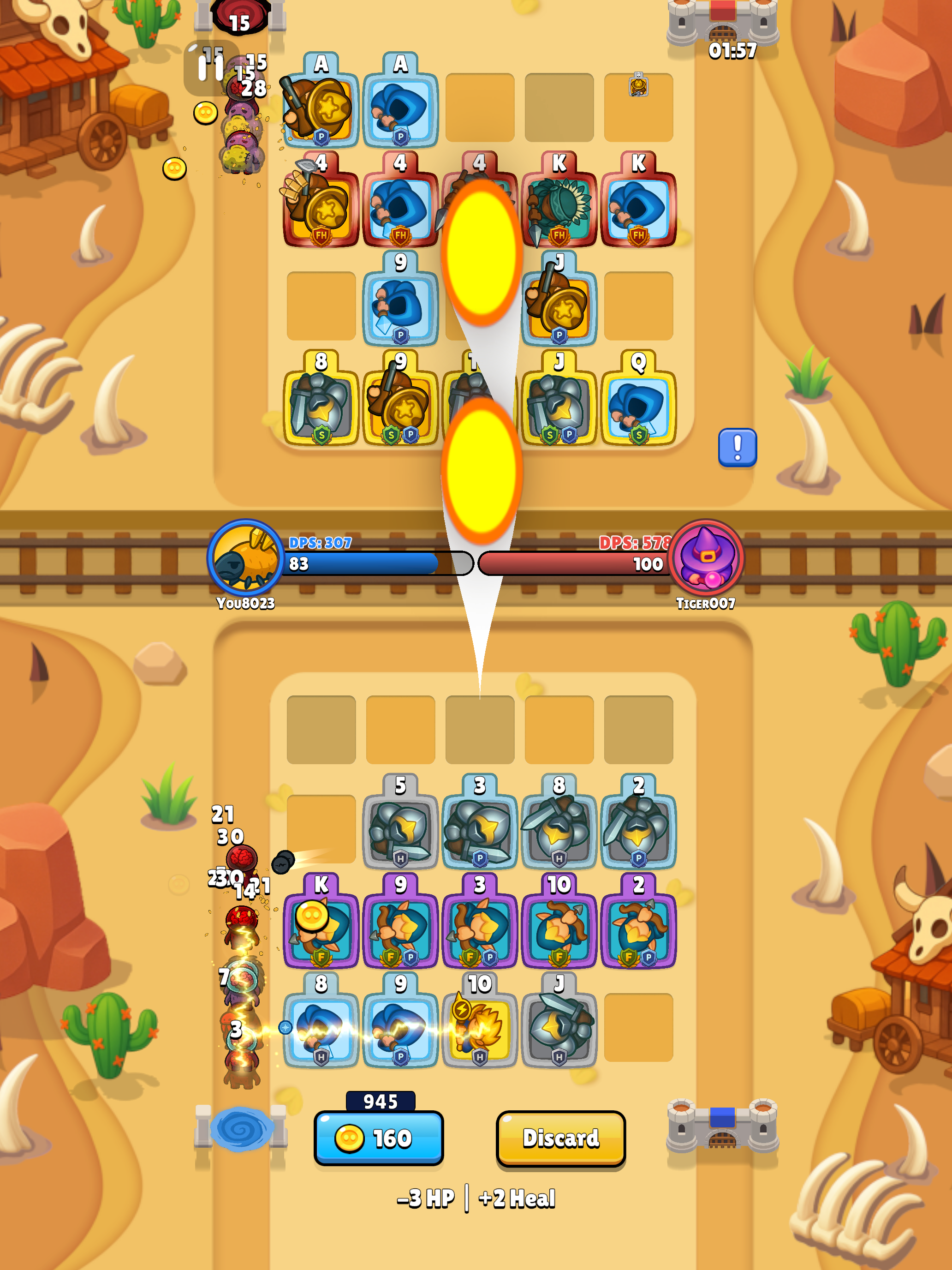 Hand of Heroes Game Screenshot